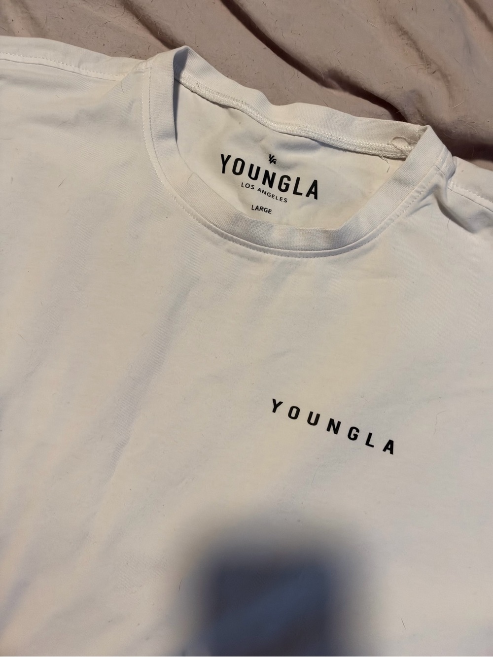 YoungLA White Logo Tee